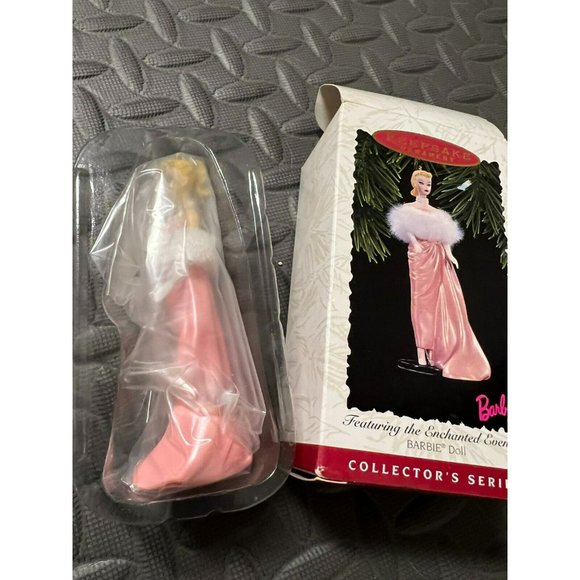 Hallmark‎ Keepsake Ornament Barbie Doll 1996 Enchanted Evening Christmas 3rd - Picture 1 of 8